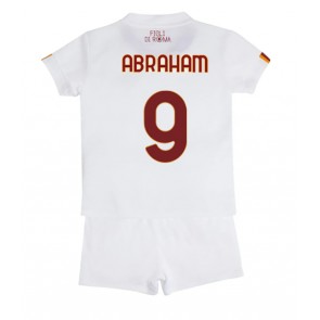 AS Roma Tammy Abraham #9 kläder Barn 2022-23 Bortatröja Kortärmad (+ korta byxor)